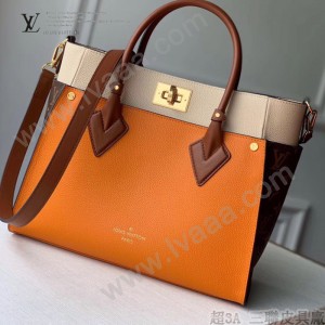 LV頂級原單 新款 M56077 黄色 On My Side 手袋購物袋