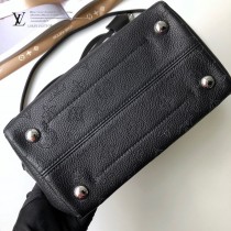 LV頂級原單 大號M54354 黑色 小牛皮激光鏤花穿孔Hina手袋購物袋