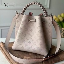 LV頂級原單 原單 M55800-1 粉紫 Muria 水桶包