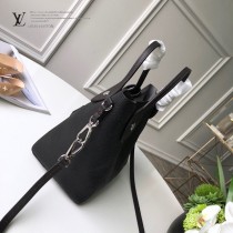 LV頂級原單 大號M54354 黑色 小牛皮激光鏤花穿孔Hina手袋購物袋