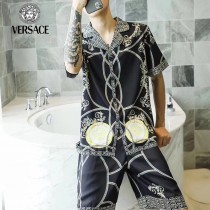 Versace範思哲夏男款新款2件套睡衣 短袖 短褲