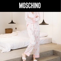 MOSCHINO 莫斯奇諾 新款 長袖長褲經典2件套睡衣
