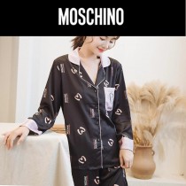 MOSCHINO 莫斯奇諾 新款 長袖長褲經典2件套睡衣