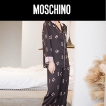 MOSCHINO 莫斯奇諾 新款 長袖長褲經典2件套睡衣