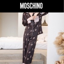 MOSCHINO 莫斯奇諾 新款 長袖長褲經典2件套睡衣