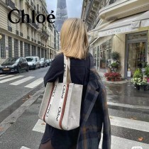 Chloe克洛伊原單大號Woody Tote Bag原單購物袋