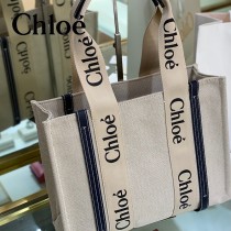 Chloe克洛伊原單中號號Woody Tote Bag原單購物袋