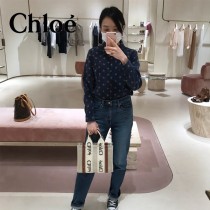 Chloe克洛伊原單小號Woody Tote Bag原單購物袋