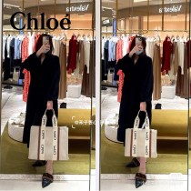 Chloe克洛伊原單大號Woody Tote Bag原單購物袋