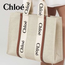 Chloe克洛伊原單中號號Woody Tote Bag原單購物袋