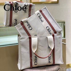 Chloe克洛伊原單中號號Woody Tote Bag原單購物袋