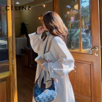 CELINE 賽琳 193952-02 正品級AVA TRIOMPHE復古帆布手袋復古腋下包lisa同款