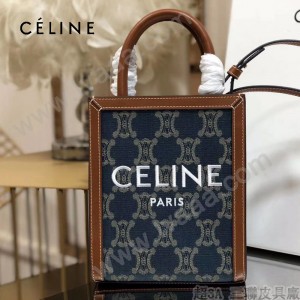 CELINE 賽琳 192082-04 原單春夏新色 CABAS托特包MINI迷你小號帆布購物袋