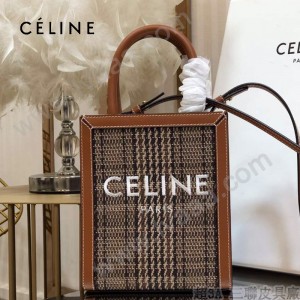 CELINE 賽琳 192082-08 原單春夏新色 CABAS托特包MINI迷你小號帆布購物袋