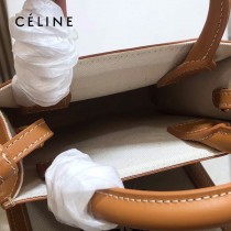 CELINE 賽琳 192082-02 原單春夏新色 CABAS托特包MINI迷你小號帆布購物袋