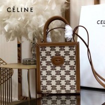 CELINE 賽琳 192082-06 原單春夏新色 CABAS托特包MINI迷你小號帆布購物袋