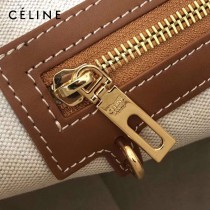 CELINE 賽琳-04 Tote黃棕色沙灘購物包