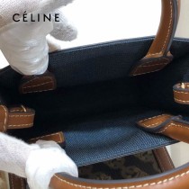 CELINE 賽琳 192082-010 原單春夏新色 CABAS托特包MINI迷你小號帆布購物袋