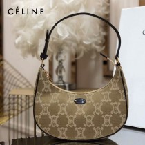 CELINE 賽琳 193952-01 正品級AVA TRIOMPHE復古帆布手袋復古腋下包lisa同款