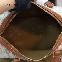 CELINE 賽琳-02  原單新款TRIOMPHE帆布波士頓包