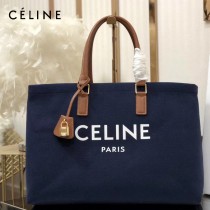 CELINE 賽琳-02 Tote黃棕色沙灘購物包