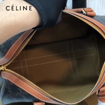 CELINE 賽琳-01  原單新款TRIOMPHE帆布波士頓包