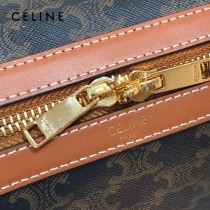 CELINE 賽琳-01  原單新款TRIOMPHE帆布波士頓包