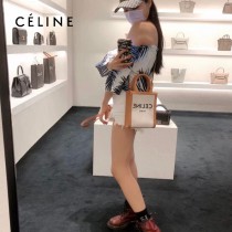 CELINE 賽琳 192082-01 原單春夏新色 CABAS托特包MINI迷你小號帆布購物袋