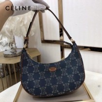 CELINE 賽琳 193952-02 正品級AVA TRIOMPHE復古帆布手袋復古腋下包lisa同款