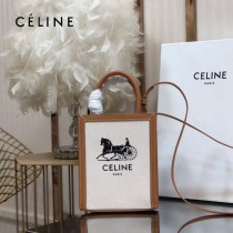 CELINE 賽琳 192082-02 原單春夏新色 CABAS托特包MINI迷你小號帆布購物袋