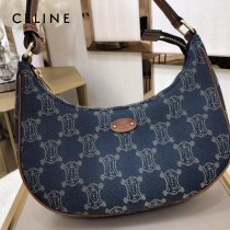 CELINE 賽琳 193952-02 正品級AVA TRIOMPHE復古帆布手袋復古腋下包lisa同款