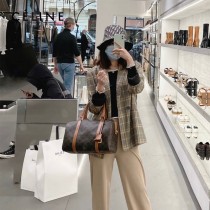 CELINE 賽琳-02  原單新款TRIOMPHE帆布波士頓包