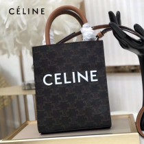 CELINE 賽琳 原單春夏新色 CABAS TRIOMPHE帆布花料MiNi號豎款手袋