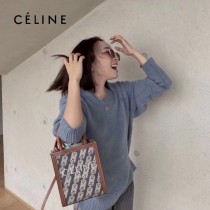CELINE 賽琳 192082-010 原單春夏新色 CABAS托特包MINI迷你小號帆布購物袋