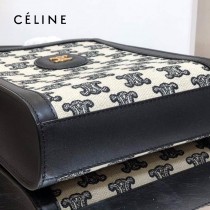 CELINE 賽琳 192082-05 原單春夏新色 CABAS托特包MINI迷你小號帆布購物袋