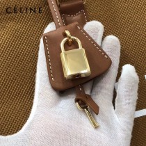 CELINE 賽琳-01 Tote黃棕色沙灘購物包
