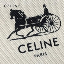 CELINE 賽琳 192082-02 原單春夏新色 CABAS托特包MINI迷你小號帆布購物袋