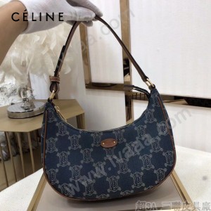 CELINE 賽琳 193952-02 正品級AVA TRIOMPHE復古帆布手袋復古腋下包lisa同款