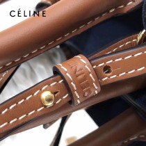 CELINE 賽琳 192082-03 原單春夏新色 CABAS托特包MINI迷你小號帆布購物袋