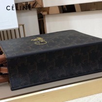 CELINE 賽琳-03 原單春夏新色 CABAS TRIOMPHE帆布花料MiNi號豎款手袋