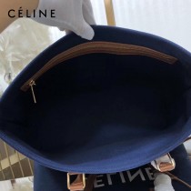 CELINE 賽琳-02 Tote黃棕色沙灘購物包