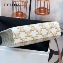 CELINE 賽琳-02  原單春夏新色 CABAS TRIOMPHE帆布花料MiNi號豎款手袋