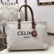 CELINE 賽琳-04 Tote黃棕色沙灘購物包