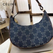 CELINE 賽琳 193952-02 正品級AVA TRIOMPHE復古帆布手袋復古腋下包lisa同款
