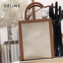 CELINE 賽琳 192082-01 原單春夏新色 CABAS托特包MINI迷你小號帆布購物袋