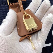 CELINE 賽琳-02 Tote黃棕色沙灘購物包