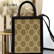 CELINE 賽琳 192082-09 原單春夏新色 CABAS托特包MINI迷你小號帆布購物袋