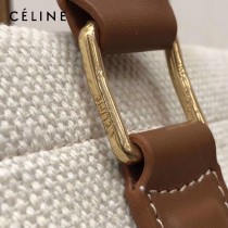 CELINE 賽琳-04 Tote黃棕色沙灘購物包