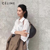 CELINE 賽琳 193952-04 正品級AVA TRIOMPHE復古老花手袋復古腋下包lisa同款