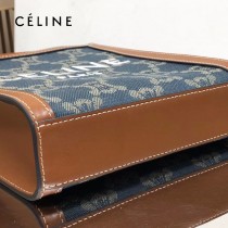 CELINE 賽琳 192082-04 原單春夏新色 CABAS托特包MINI迷你小號帆布購物袋